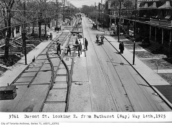Dupont railway historic photo toronto